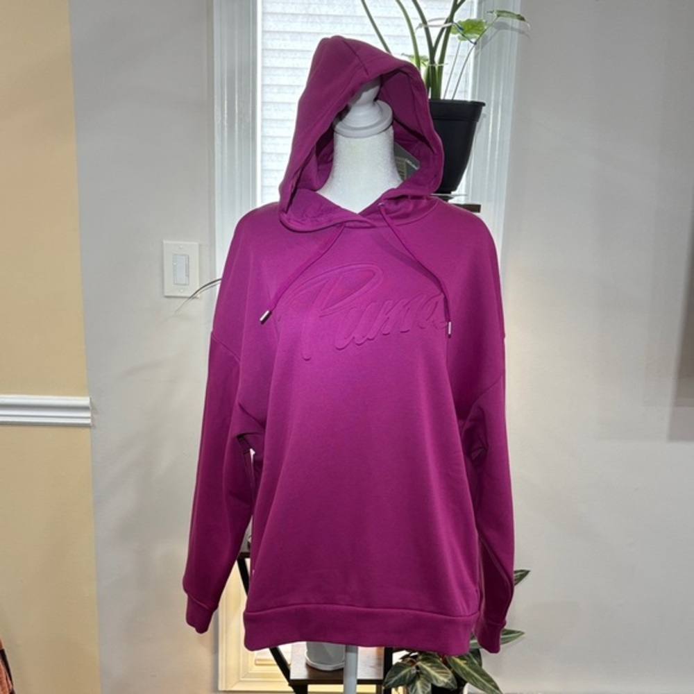 Puma magenta Pullover Hoodie size XL